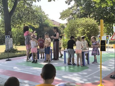 Отбелязване на "29 юни - Национален ден на безопасността на движението по пътищата" в ДГ15"Звънче" - ДГ 15 Звънче - Детска градина в град Казанлък